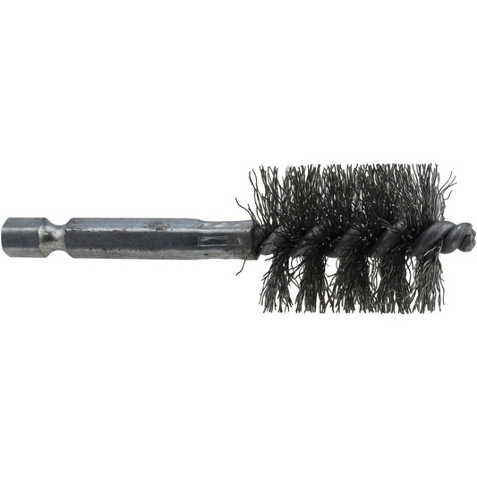 Schaefer Brush 09548-12 3/4" ID, 15/16" Brush Dia, Carbon Steel, Power Fitting & Cleaning Brush