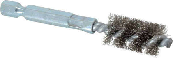 Schaefer Brush 09745-12 3/8" ID, 9/16" Brush Dia, Stainless Steel, Power Fitting & Cleaning Brush