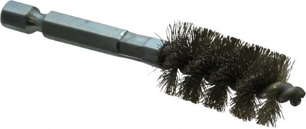 Schaefer Brush 09746-12 1/2 Inch Inside Diameter, 11/16 Inch Actual Brush Diameter, Stainless Steel, Power Fitting and Cleaning Brush