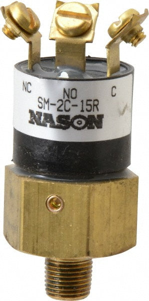 Nason SM-2C-15R/402 Low Pressure Vacuum Pressure Switch 1/8" NPT Male Thread