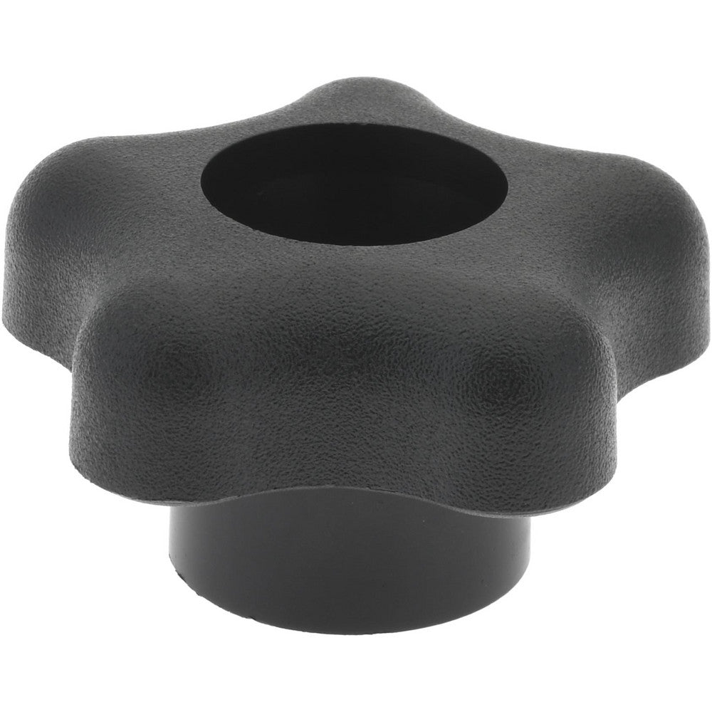 Gibraltar KNH1-HEX5S3A-- Star Knob 1-3/4" Head Dia, 5-Point, Polypropylene, Black