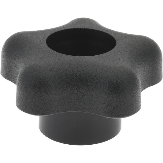 Gibraltar KNH1-HEX5S3A-- Star Knob 1-3/4" Head Dia, 5-Point, Polypropylene, Black