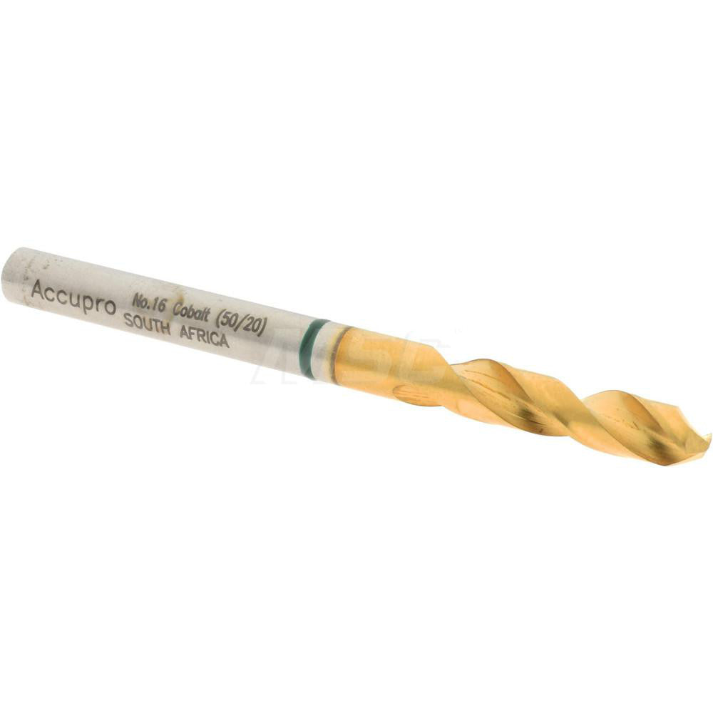 Accupro 1GB0449-AC Screw Machine Length Drill Bit 0.177" Dia, 130 &deg, Cobalt