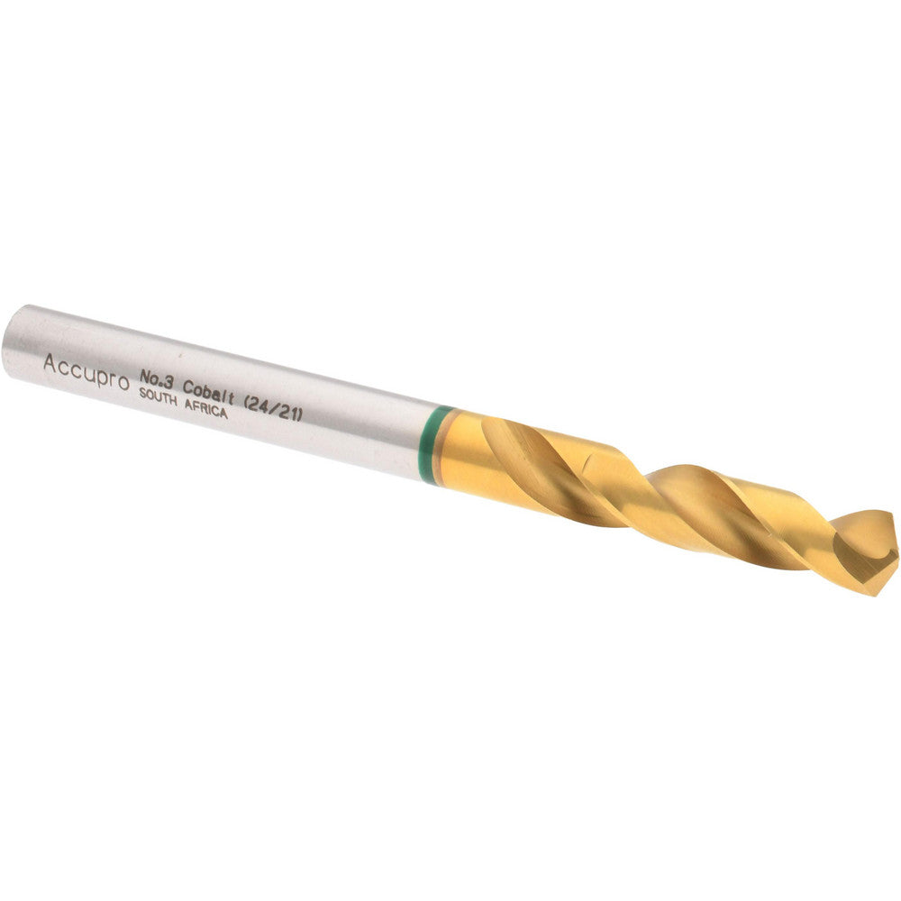 Accupro 1GB0541-AC Screw Machine Length Drill Bit 0.213" Dia, 130 &deg, Cobalt