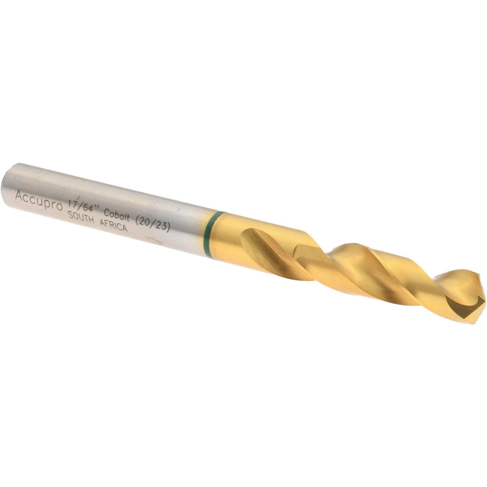 Accupro 1GB0675-AC Screw Machine Length Drill Bit 17/64" Dia, 130 deg Point, Cobalt