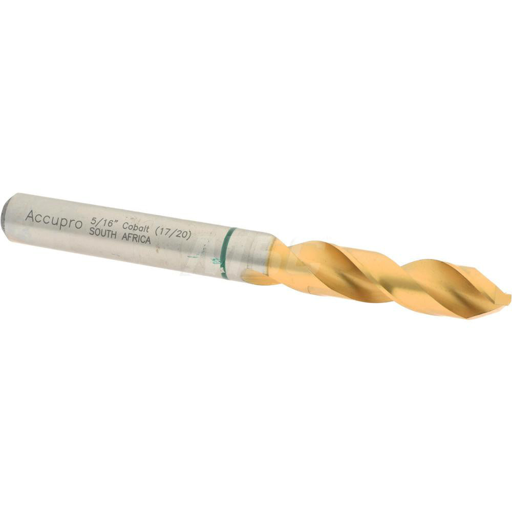 Accupro 1GB0794-AC Screw Machine Length Drill Bit 0.3125" Dia, 130 &deg, Cobalt