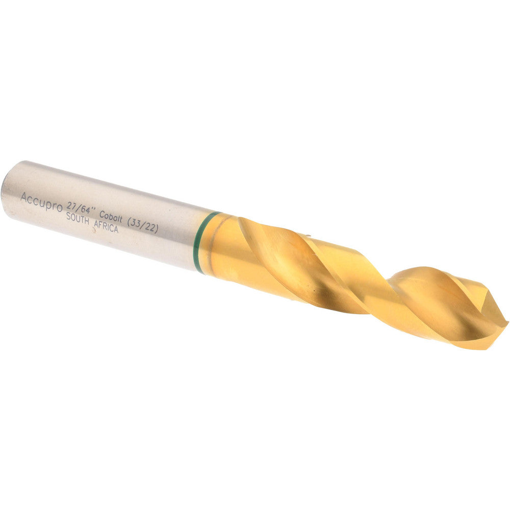 Accupro 1GB1072-AC Screw Machine Length Drill Bit 0.4219" Dia, 130 &deg, Cobalt