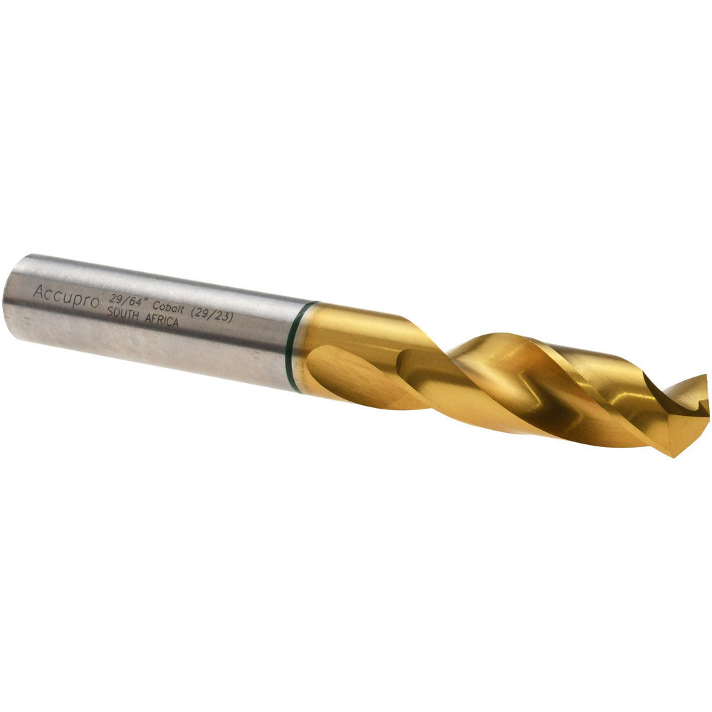 Accupro 1GB1151-AC Screw Machine Length Drill Bit 29/64" Dia, 130 &deg Point, Cobalt