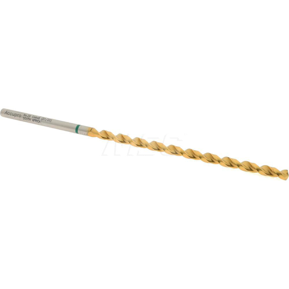 Accupro 1GL0345-AC Taper Length Drill Bit 0.1360" Dia, 130 &deg