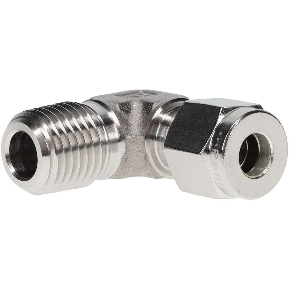 Parker 4MSEL4N-316 Compression Tube Male Elbow 1/4-18" Thread, Compression x MNPT