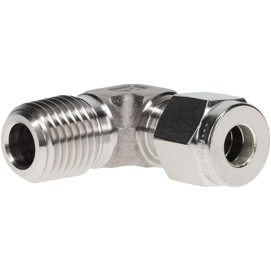 Parker 4MSEL4N-316 Compression Tube Male Elbow 1/4-18" Thread, Compression x MNPT