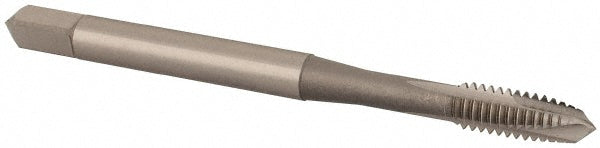 OSG 2812800 Spiral Point Tap #8-32 UNC, 3 Flutes, Plug Chamfer, 2B Class of Fit, HSS-E Vanadium, Bright/Uncoated Coated