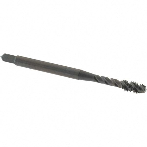 OSG 2917701 Spiral Flute Tap #6-32, UNC, 3 Flute, Modified Bottoming Chamfer, 1B Class of Fit, Vanadium High-Speed Steel, Oxide Finish