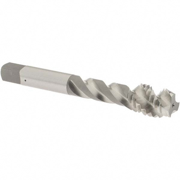 OSG 2932400 Spiral Flute Tap 1/2-13, UNC, 3 Flute, Modified Bottoming Chamfer, 3B Class of Fit, Vanadium High-Speed Steel, Bright/Uncoated Finish