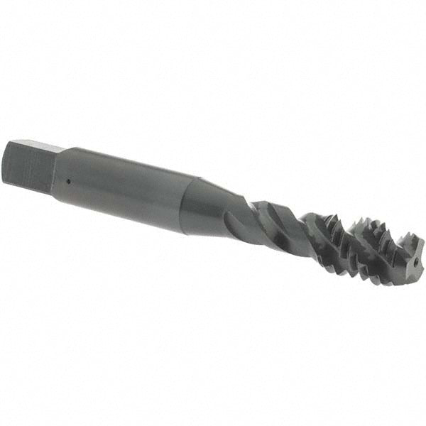 OSG 2941901 Spiral Flute Tap 3/8-16, UNC, 3 Flute, Modified Bottoming Chamfer, 2B Class of Fit, Vanadium High-Speed Steel, Oxide Finish