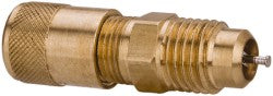 Parker AVU1-2 1/8-27 Male Pipe, 500 Max psi, 1/8 Tube OD, Male Connector Access Valve