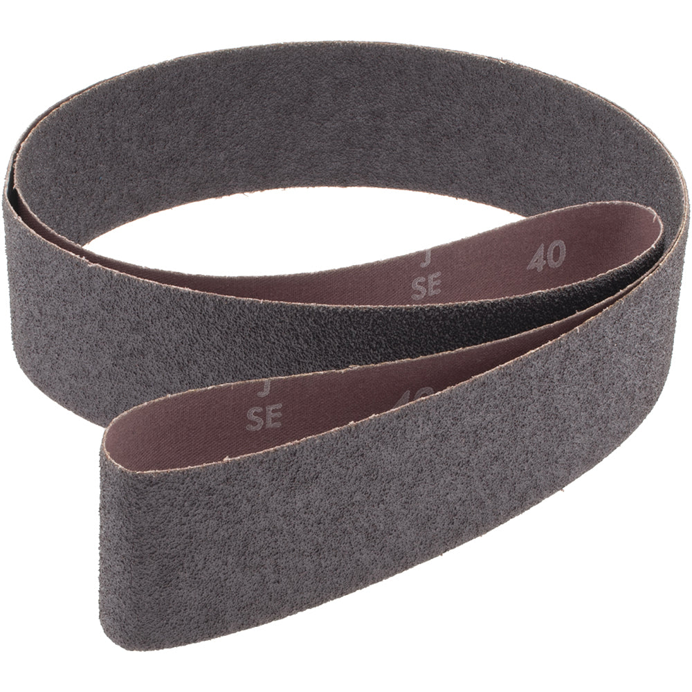 Norton 78072721300 Abrasive Belt  2" Wide, 60" OAL, 40 Grit, Aluminum Oxide