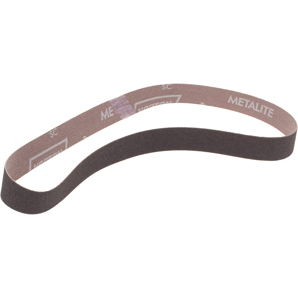 Norton 78072727580 Abrasive Belt 1" Wide, 30" Long, 60 Grit, Aluminum Oxide