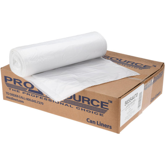 Pro-Source PSRC4741HP Household Trash Bags 56 gal, 0.8 mil, 100 Pack