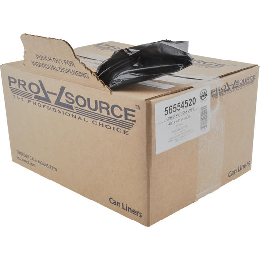 Pro-Source PSRM4661 Trash Bags 45 gal, 2 mil, 100 Pack