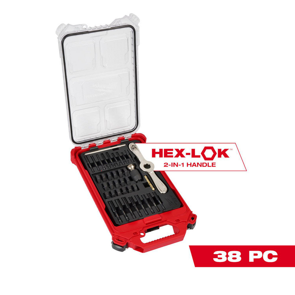 Milwaukee Tool 49-22-5603 Tap, Die & Drill Sets Minimum Tap Thread Size 3-0.50  Maximum Tap Thread Size 1/8-28  Minimum Die Thread Size M3-0.50  Maximum Die Thread Size 1/8"-28  Minimum Drill Size 0  Maximum Drill Size 0