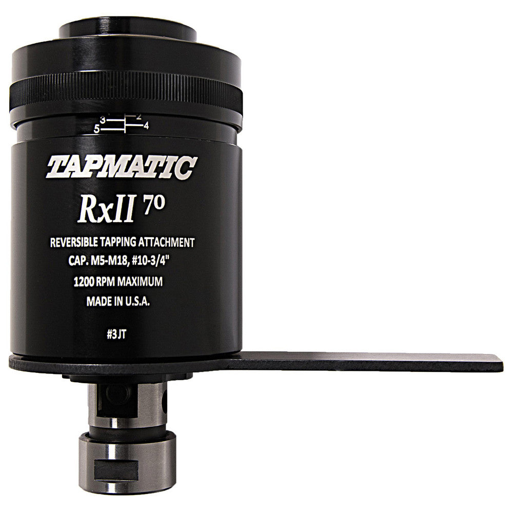 Tapmatic 11803 Model RX70, No. 10 Min Tap Capacity, 3/4 Inch-16 Max Mild Steel Tap Capacity, JT3 Mount Tapping Head