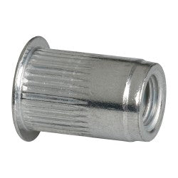 RivetKing 25C1IKFAP/P25 1/4-20, 0.027 to 0.165" Grip, 25/64" Drill, Aluminum Standard Rivet Nut