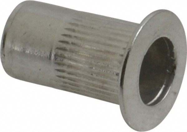 RivetKing 8C2IKFAP/P25 #8-32, 0.08 to 0.13" Grip, 17/64" Drill, Aluminum Standard Rivet Nut