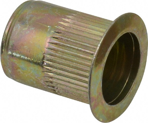 RivetKing 37C1IKFSY/P25 3/8-16, 0.027 to 0.15" Grip, Steel Standard Rivet Nut