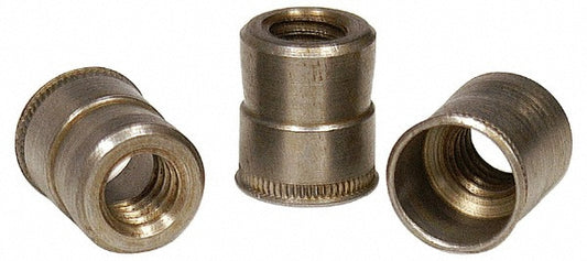 RivetKing .30C1ISRAP/P50 M3x0.50 Metric Coarse, Uncoated, Aluminum Knurled Rivet Nut Inserts
