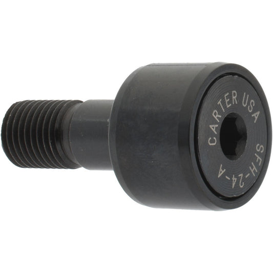 Carter Manufacturing Co.,Inc. SFH-24-A Plain Cam Follower 0.5" Roller Width, 0.375" Stud Dia, 7/8" Stud Length