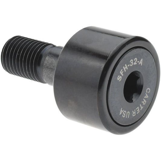 CARTER MANUFACTURING CO.,INC. SFH-32-A Plain Cam Follower 0.625" Roller Width, 0.4375" Stud Dia, 1" Stud Length