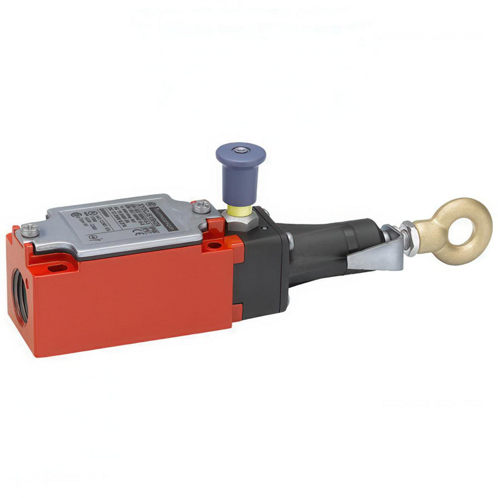 Telemecanique Sensors XY2CJS19H7 6 Amp, NO/2NC Configuration, Dual Operation, Rope Operated Limit Switch