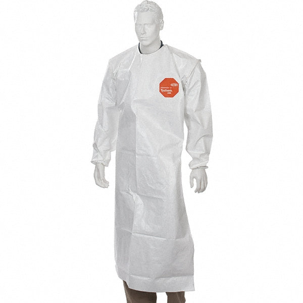 Dupont SL278BWH00001200 Disposable & Chemical-Resistant Apron  49-3/4" Length,  12.00 mil Thick,  White