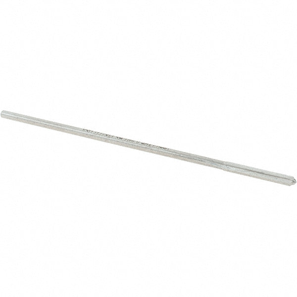 Alvord Polk 10076 Chucking Reamer 0.0660" Dia, 2-1/2" OAL, 1/2" Flute Length, Straight Flute, Straight-Cylindrical Shank, HSS
