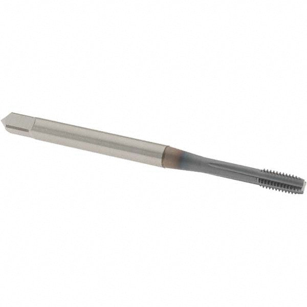OSG 1105100108 Straight Flute Tap M3x0.50 Metric Coarse, 4 Flutes, Modified Bottoming, 6H Class of Fit, Powdered Metal, TiCN Coated