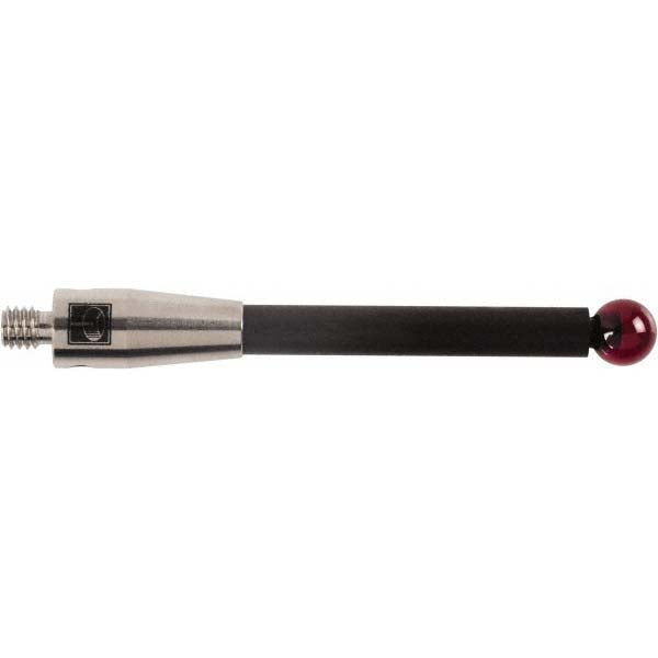 Renishaw A-5003-7306 CMM Ball Stylus 6 mm Ball Dia, 50 mm OAL, M4