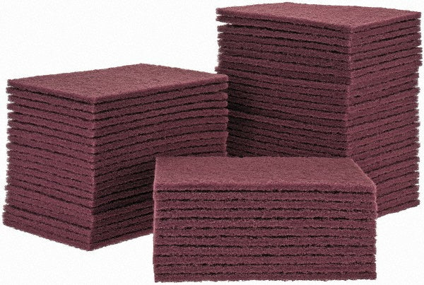 Merit Abrasives 08834196204 Hand Sanding Pad  6 x 9", Aluminum Oxide, Super Fine Grade,