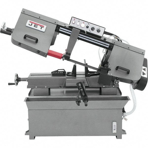 Jet 414468 Horizontal Bandsaw 9 x 16" Rectangular, 9" Round Capacity, Step Pulley Drive