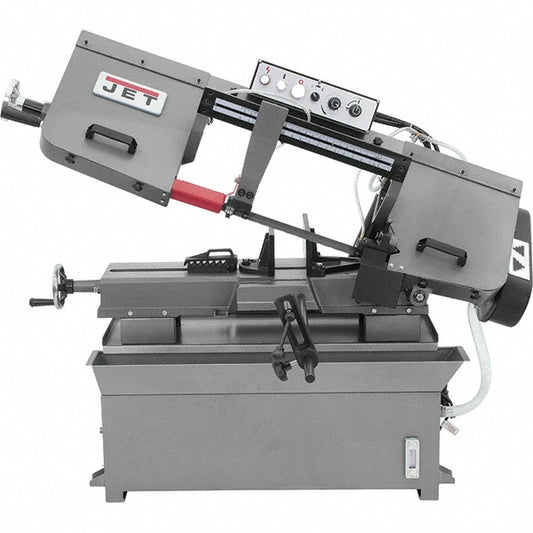 Jet 414468 Horizontal Bandsaw 9 x 16" Rectangular, 9" Round Capacity, Step Pulley Drive