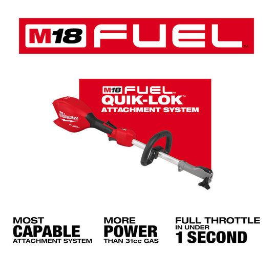 Milwaukee Tool 3016-20 Outdoor Power Equipment Accessories Accessory Type Power Head  For Use With All Milwaukee Tool QUIK-LOK Attachments  Material Aluminum  Length (Inch) 33.25 in  Overall Width 5in  Overall Height 5.5in
