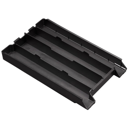 Milwaukee Tool 48-22-5640 Tool Box Case & Cabinet Accessories Accessory Type Four Compartment Tray  Material Plastic  For Use With PACKOUT™ Organizers  Color Black  Overall Thickness 1.417in  Material Family Plastic