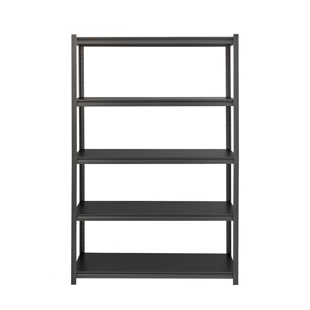 Iron Horse 20998 Adjustable Steel Shelving 48" Wide, 24" Deep, 72" High, Gray