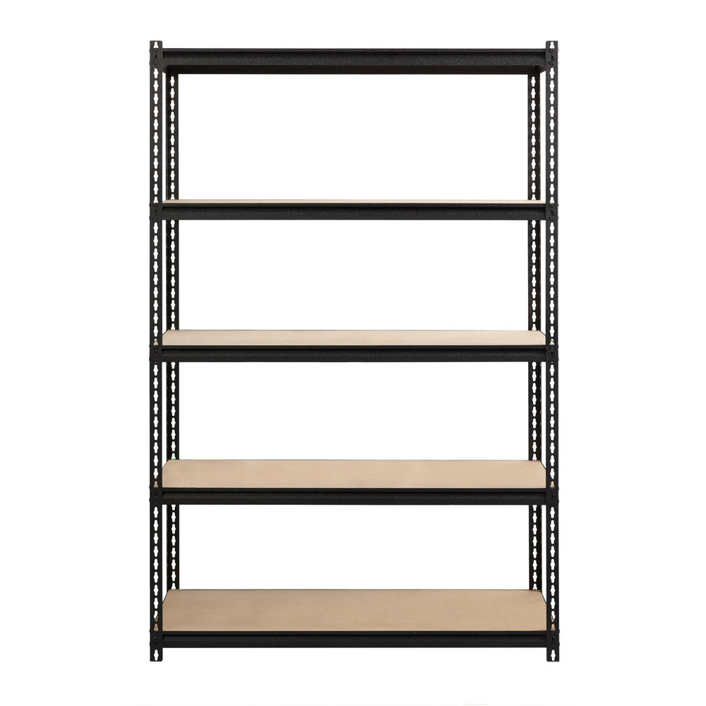 Iron Horse 20993 Adjustable Steel Shelving 48" Wide, 18" Deep, 72" High, Black