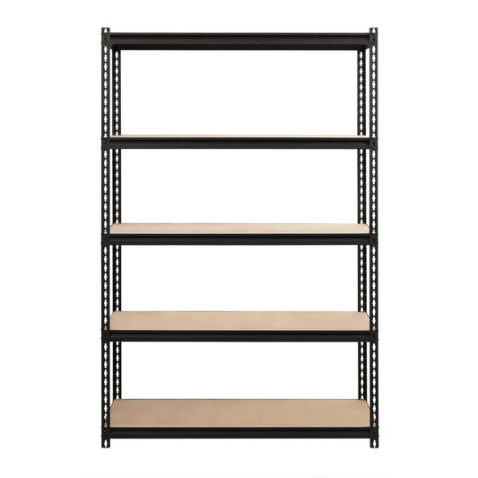 Iron Horse 20993 Adjustable Steel Shelving 48" Wide, 18" Deep, 72" High, Black