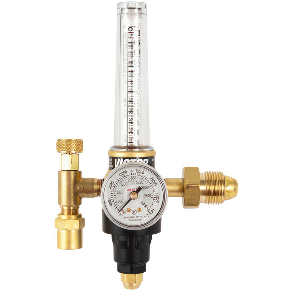 Victor 0781-3656 Welding Regulators Gas Type Argon, Argon/CO2  Maximum Inlet Pressure (psi) 3000  Maximum Outlet Pressure 200  CGA Inlet Connection 580  Body Material Brass  Application General Purpose