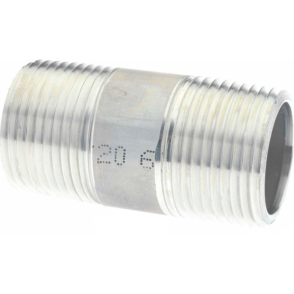 Merit Brass 8012-200 3/4 x 2" 6061 Aluminum Pipe Nipple