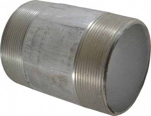 Merit Brass 8064-600 4 x 6" 6061 Aluminum Pipe Nipple