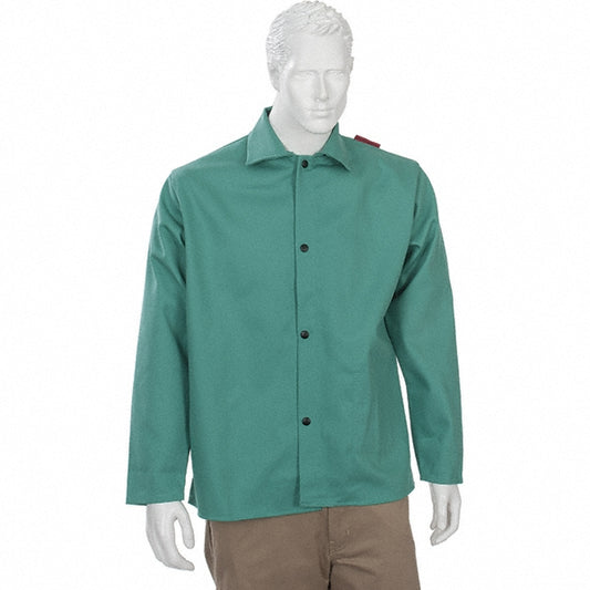 John Tillman Co. 6230XL Flame Resistant/Retardant & Welding Jacket Size X-Large, Cotton, Snaps Closure