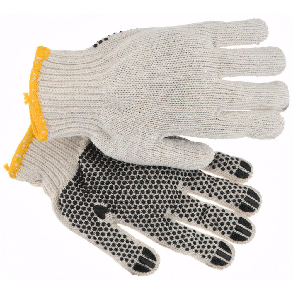 PRO-SAFE 36-110PD/S Work Gloves PRO-SAFE Size Small, PVC-Coated Cotton Blend, General Purpose